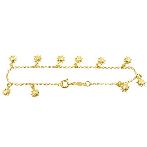 Pulseira de ouro Infantil Sol Baby