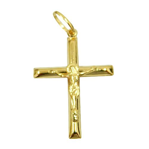 Cruz com Cristo Ouro 18K médio 