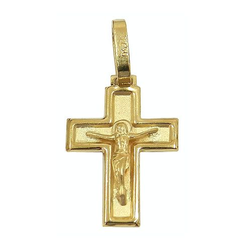 Cruz de Ouro 18K com Cristo
