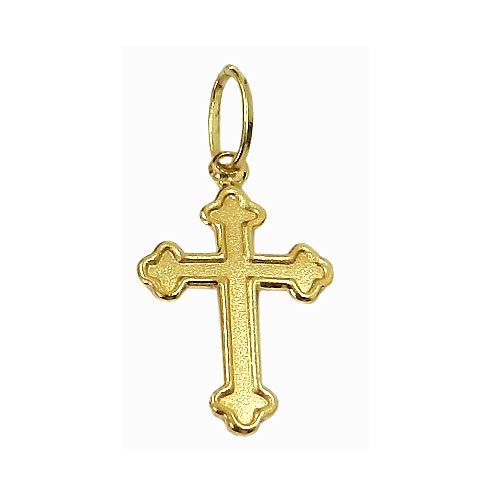 Pingente Cruz de Ouro 18K Barato 