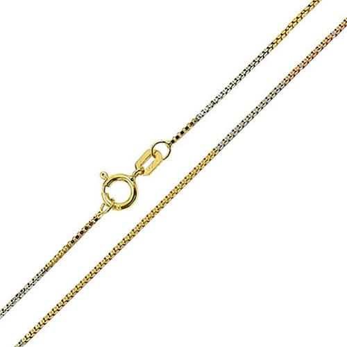 Corrente de Ouro 18k Veneziana Feminina