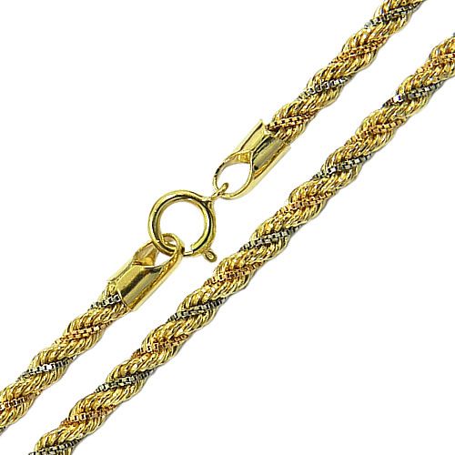 Cordão Trancilin Feminino de Ouro 18K 45cm