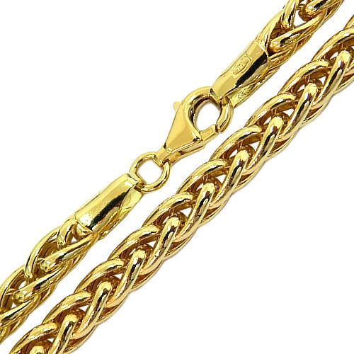 Corrente Palmeira Masculina de Ouro 18K 70cm 26.3g 