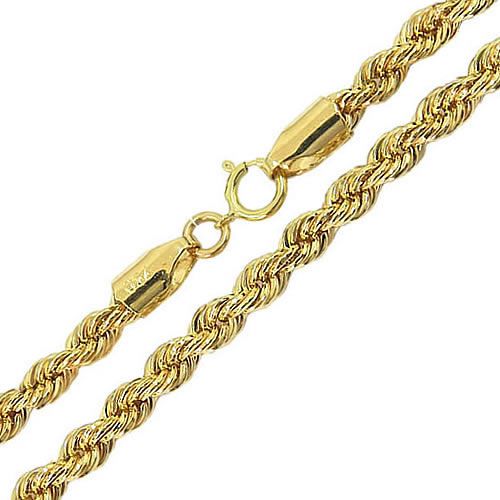 Cordão Trancelim de Ouro 18K 50cm