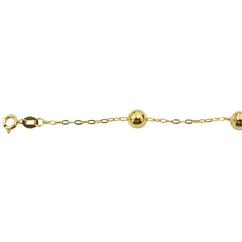 Pulseira Cartier de Bolinhas em Ouro 18K 