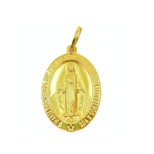 Pingente de Ouro Maria Concebida Pequena 10.0mm