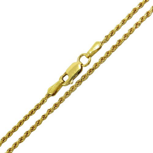 Corrente em Ouro 18k Trancilin 40cm 2.0mm