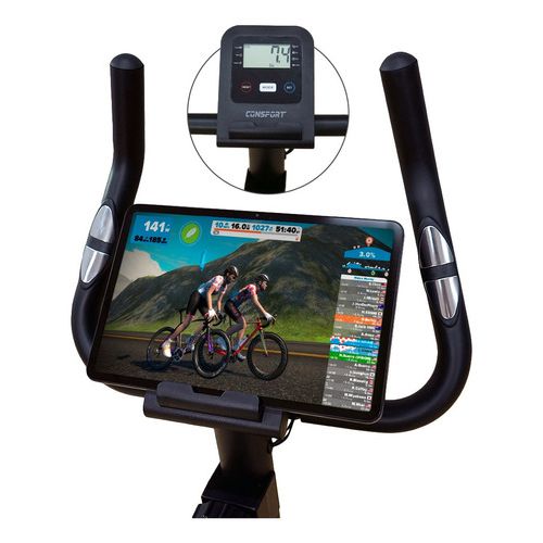 Bicicleta Vertical V-1000 Connect - Preta - Conspo... - CONSPORT