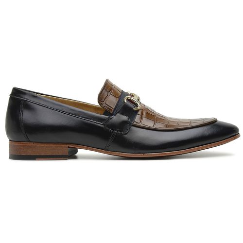 Sapato Masculino Loafer Pietro Preto/whisky - Piet... - Bernotte