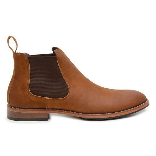 Bota Masculina Chelsea Venezia Camurça Castor - Ve... - Bernotte