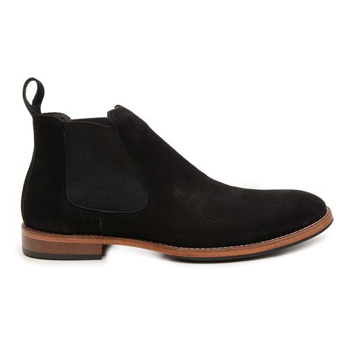 Bota Masculina Chelsea Venezia Camurça Preta - Ve... - Bernotte