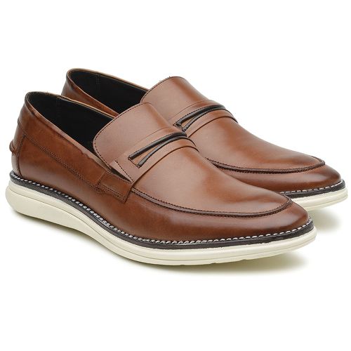 Sapato Casual Loafer Copa Whisky - Raffaelo 3 - Bernotte