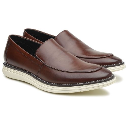 Sapato Casual Loafer Copa Conhaque - Lino 2 - Bernotte