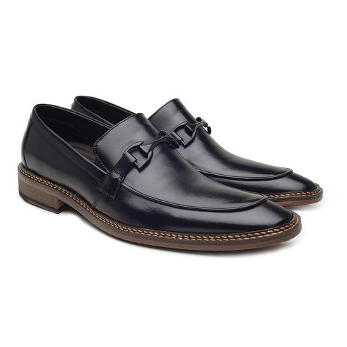 Sapato Social Loafer Preto - Filippo-4 - Bernotte