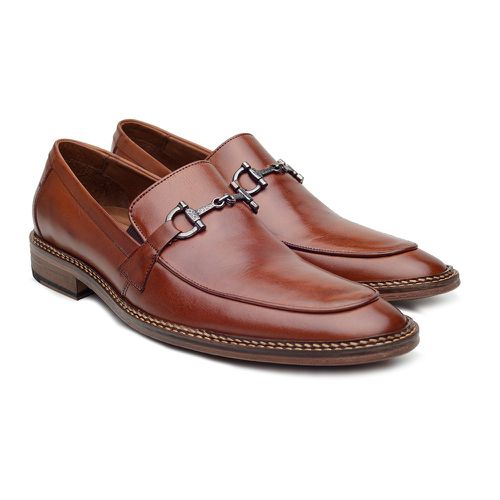 Sapato Social Loafer Conhaque - Filippo-2 - Bernotte