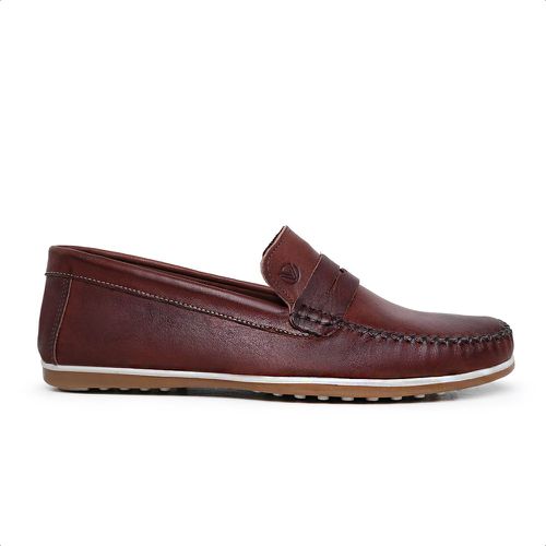 Mocassim Driver Masculino Mouro em Couro Casual Sl... - Bernotte