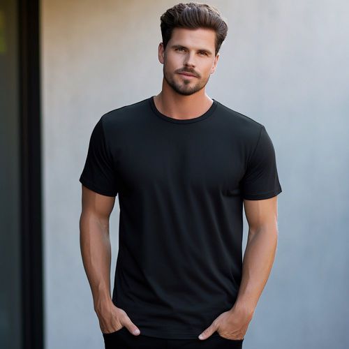 Camiseta Preta Bernotte 100% algodão - brinde1 - Bernotte