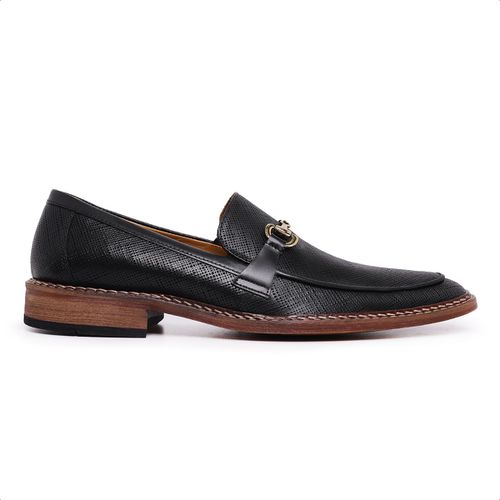 Sapato Social Loafer Maximium Couro Preto - Maximi... - Bernotte