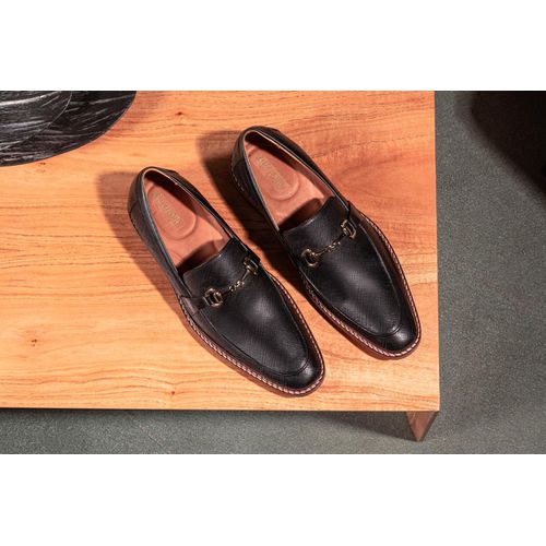 Sapato Social Loafer Maximium Couro Preto - Maximi... - Bernotte