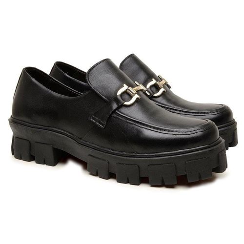 Sapato Masculino Loafer Clint Black Bernotte - Cli... - Bernotte