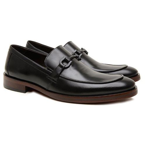 Sapato Masculino Premium Loafer Eddie Preto Bernot... - Bernotte