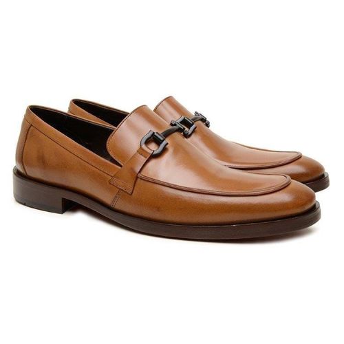 Sapato Masculino Premium Loafer Eddie Whisky Berno... - Bernotte