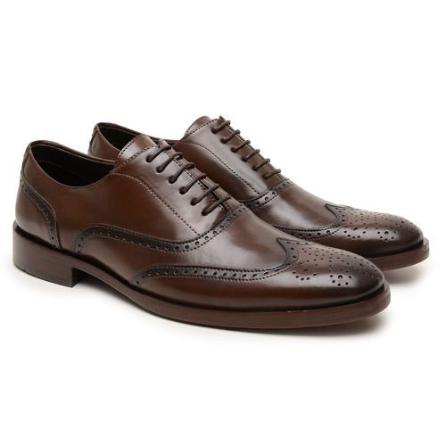 Sapato Masculino Premium Scavi Cafe Bernotte - Sc... - Bernotte