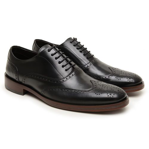 Sapato Masculino Premium Oxford Scavi Preto Bernot... - Bernotte