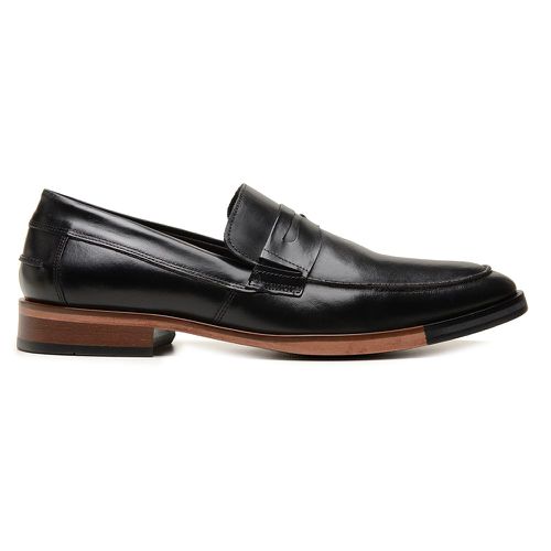 Sapato Social Loafer Greco Couro Preto - Greco 1 - Bernotte