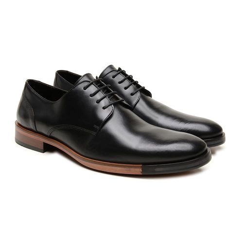 Sapato Social Derby Rossi Couro Preto - Rossi 2 - Bernotte