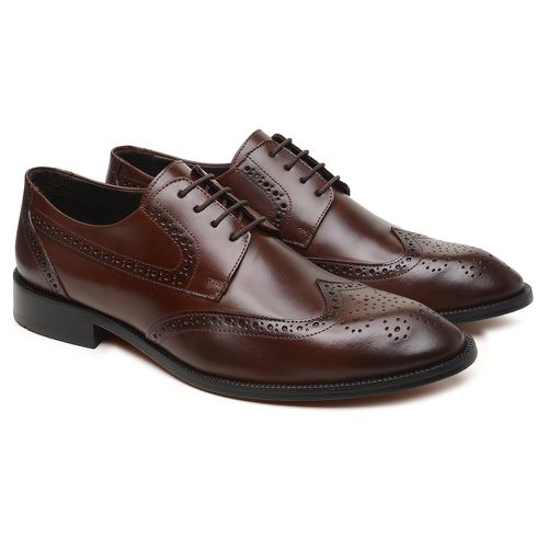 Sapato Masculino Derby Eleganza Mouro Bernotte - E... - Bernotte
