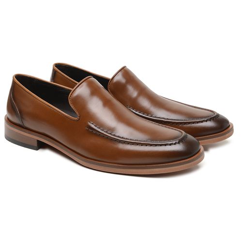 Sapato Masculino Loafer Bellaccio whisky Bernotte... - Bernotte