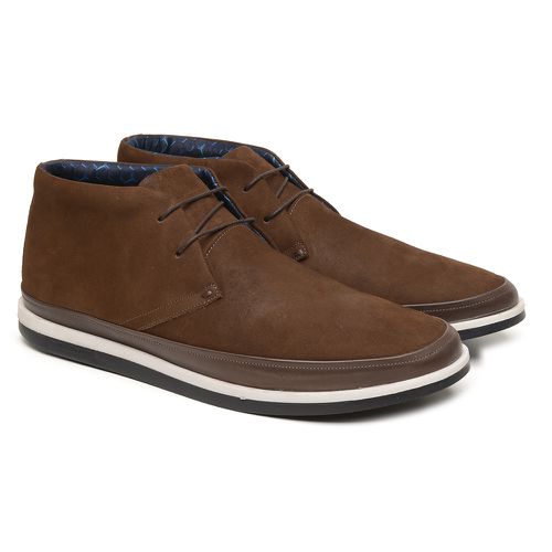 Bota Masculina Ankle Boot Couro Caramelo - Barbier... - Bernotte