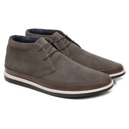 Bota Masculina Ankle Boot Nobuck Cinza - Barbieri... - Bernotte