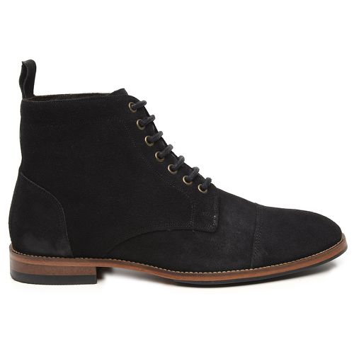 Bota Coturno Masculino Couro Preto - Renzo - Bernotte