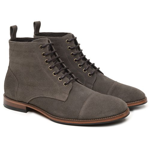 Bota Coturno Masculino Couro Havana - Renzo-2 - Bernotte