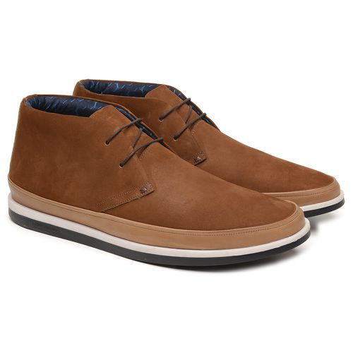 Bota Masculina Ankle Boot Nobuck Whisky - Barbieri... - Bernotte