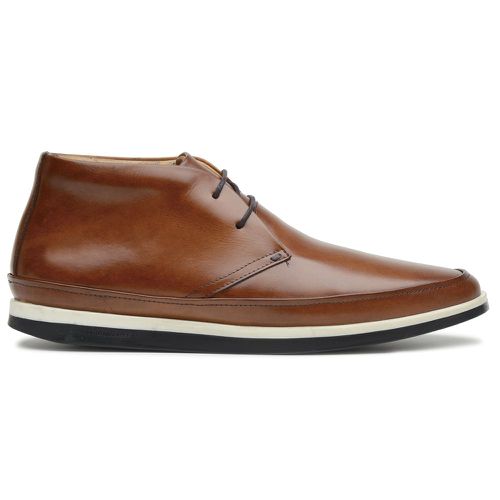 Bota Masculina Ankle Boot Couro Caramelo - Barbier... - Bernotte