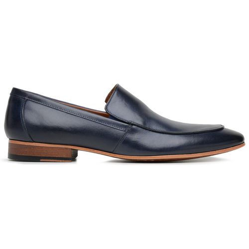 Mocassim Masculino Loafer Vincenzo Couro Marinho -... - Bernotte