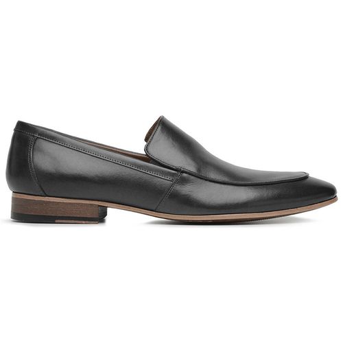 Mocassim Masculino Loafer Vincenzo Couro Preto - ... - Bernotte