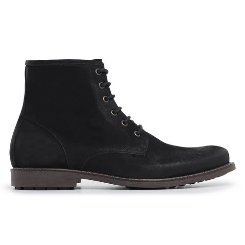 Bota Coturno Masculino Couro Preto - Renzo - Bernotte