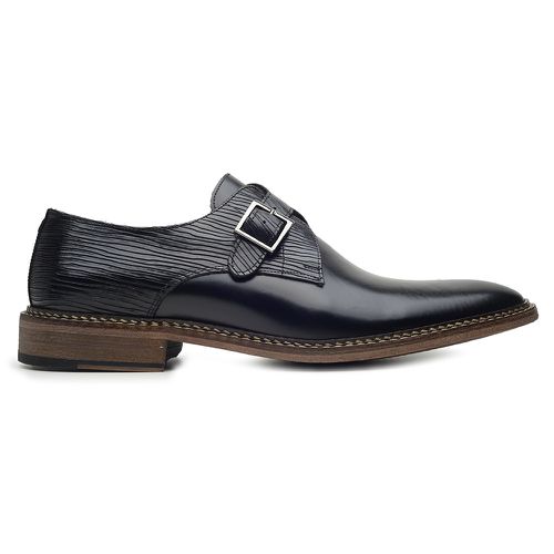 Sapato Masculino Monkstrap Ugo Preto - Ugo - Bernotte