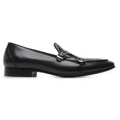 Sapato Masculino Monkstrap Carmelo Preto - Carmelo... - Bernotte