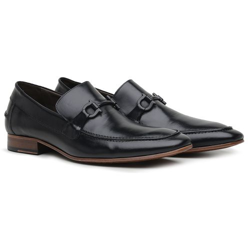 Sapato Social Masculino Metal Preto - Piero-3 - Bernotte