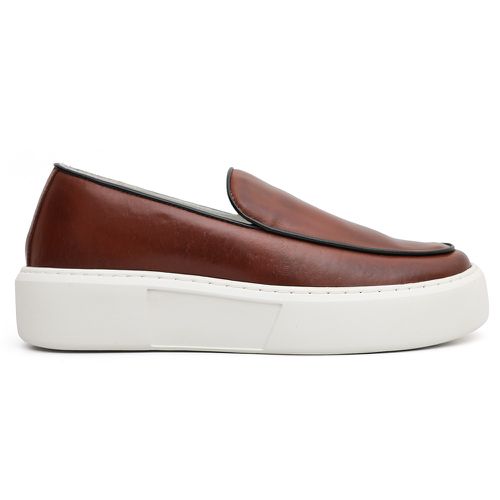 Sapato Masculino Couro Legítimo Sola Alta 6cm Ever... - ROTA SHOES