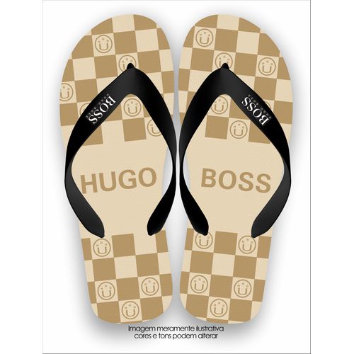 Chinela Boss Xadrez Importada Verão Super Macia So... - ROTA SHOES