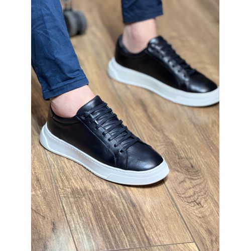 Tênis Masculino Casual Couro Legítimo Rio Preto - ... - ROTA SHOES