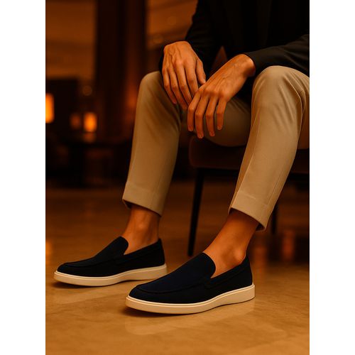 Loafer Masculino Couro Legítimo Minimalista Caribe... - ROTA SHOES