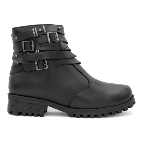 Bota Feminina Casual Couro Legítimo Bianca Steel P... - ROTA SHOES