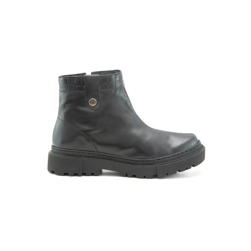 Coturno Couro Feminino Tratorado Montana Preto - 1... - ROTA SHOES